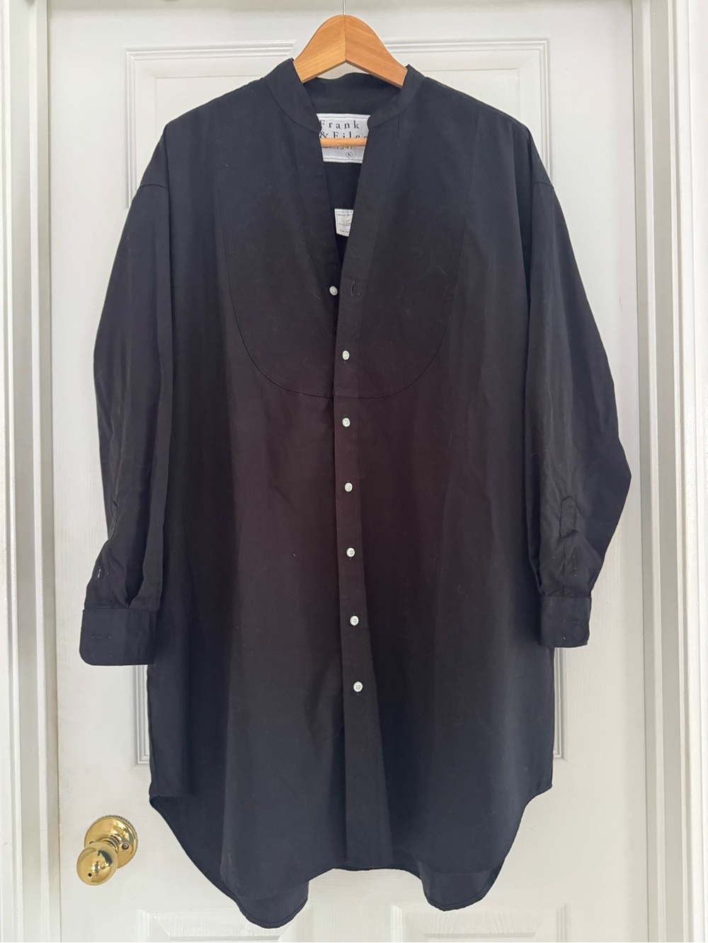 Frank & Eileen Italian Tuxedo Tori Shirtdress